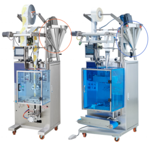 showing the picture of the powder sachet filling machine